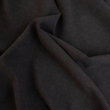 Load image into Gallery viewer, 1/2 Yard FLOW Viscose Linen - Black 48" Wide - Two O Nine Fabric