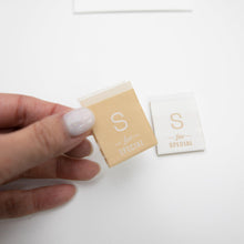 Charger l'image dans la galerie, Assorted Sewing Labels - THE BASIC from Sewing Therapy (10 Labels in each envelope) - Two O Nine Fabric