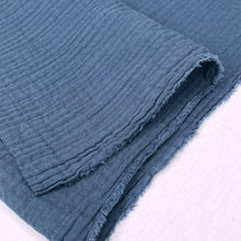 Load image into Gallery viewer, 1/2 Yard Organic Cotton Double Gauze - Denim Cotton 100% 52&quot; Wide - Two O Nine Fabric

