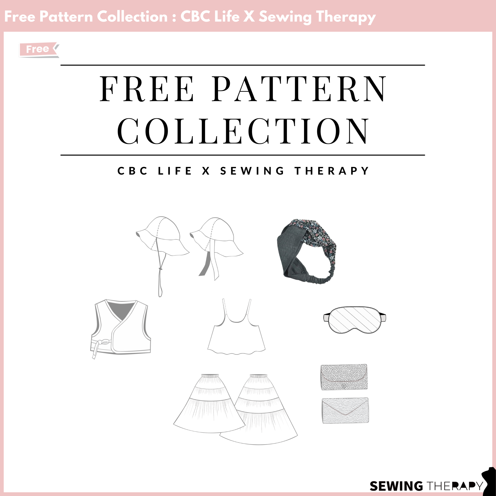 Printable Cbc Pattern :: FREE :: Sewing Therapy X CBC Life Free Pattern Collection – Two O ...