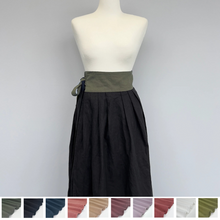 Charger l&#39;image dans la galerie, [HANDMADE] Cotton Hanbok Wrap Skirt - 10 Colours 2XL - 3XL
