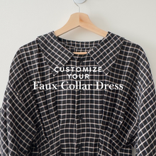 Charger l&#39;image dans la galerie, [CUSTOM] Faux Collar Shirt Dress
