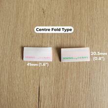 Load image into Gallery viewer, Pink/Green - SEWING IS MY THERAPY (10 Labels in each envelope)
