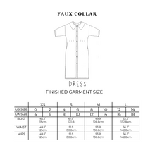 Charger l&#39;image dans la galerie, [CUSTOM] Faux Collar Shirt Dress
