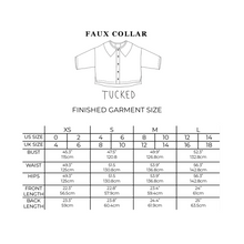 Load image into Gallery viewer, [HANDMADE] Faux Collar Tucked Version Shirt - Glen Check Linen XS - 3XL
