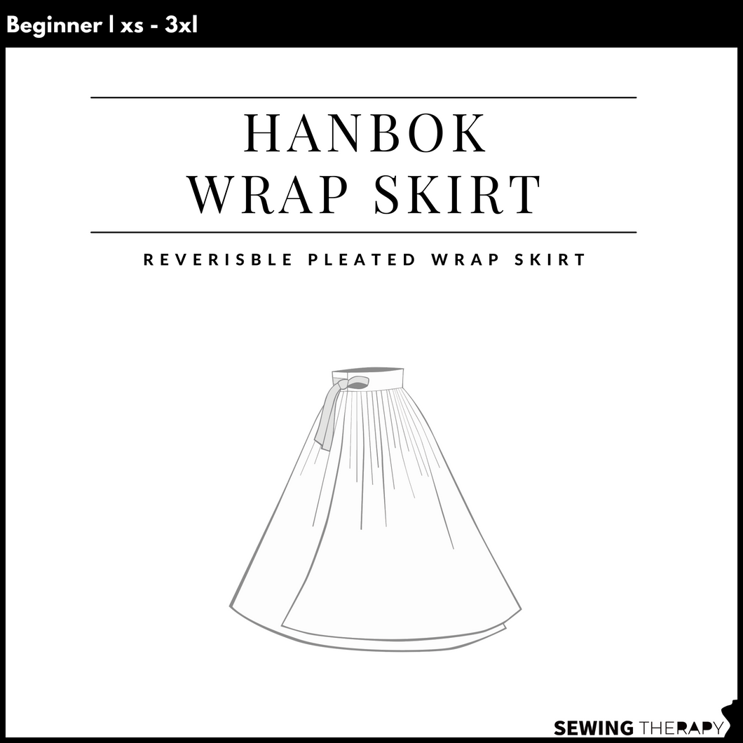 PDF Hanbok Wrap Skirt Pattern - Sewing Therapy