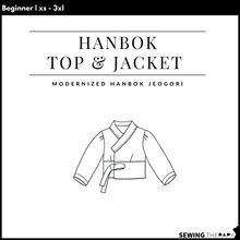 Load image into Gallery viewer, PDF Hanbok Top &amp; Jacket Pattern - Sewing Therapy
