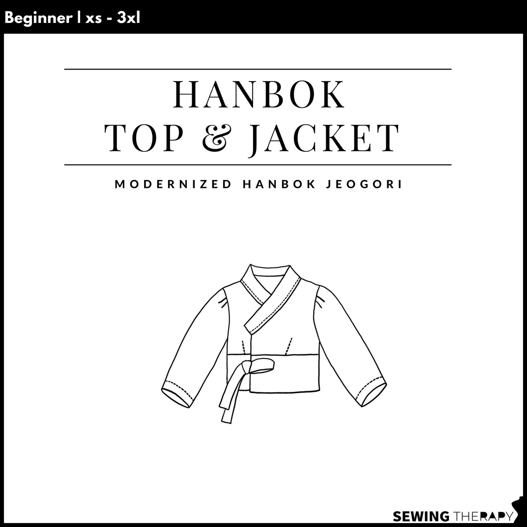 PDF Hanbok Top & Jacket Pattern - Sewing Therapy