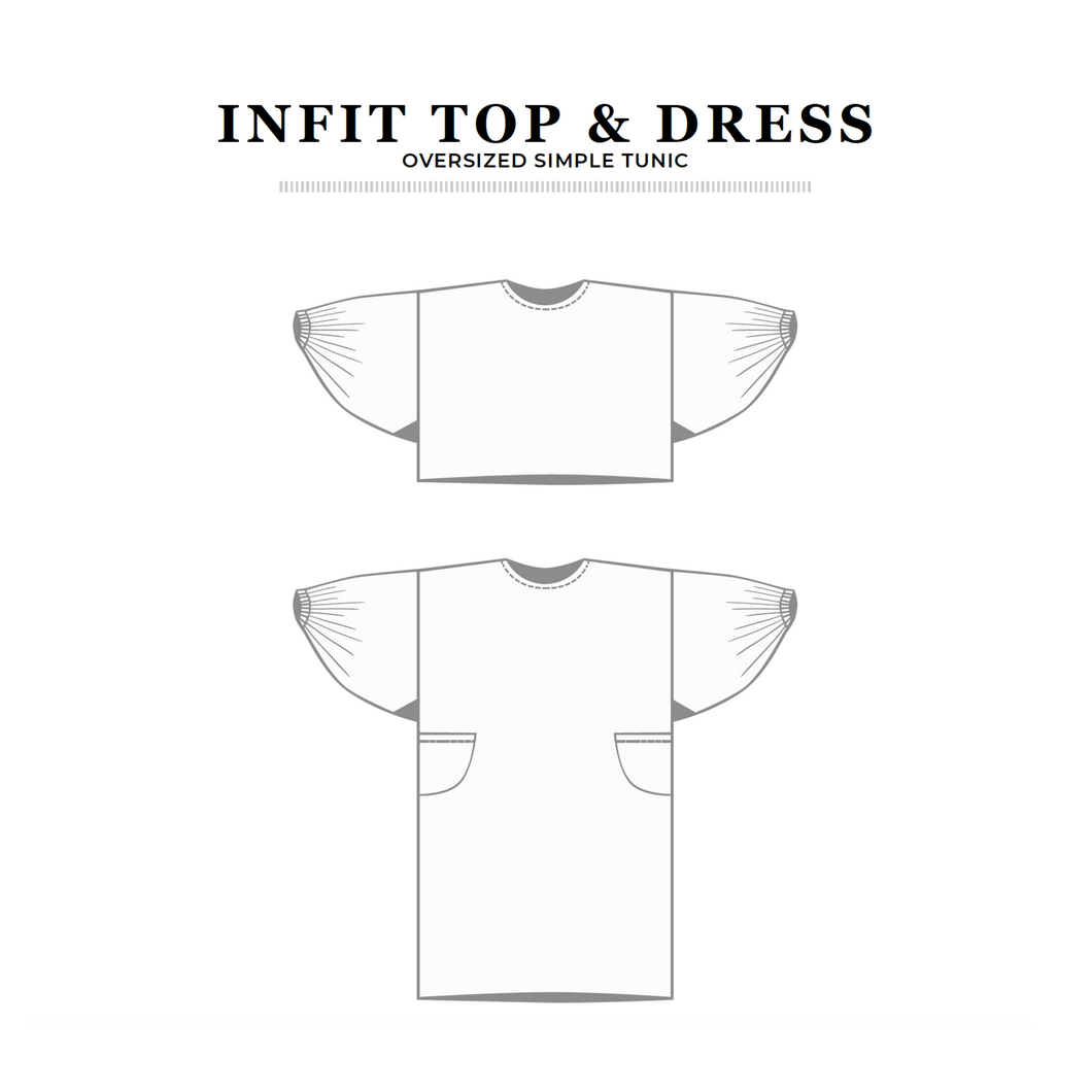 PDF Infit Top & Dress Pattern - Sewing Therapy