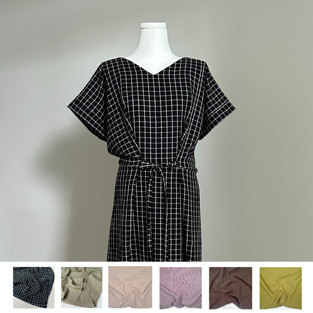 [HANDMADE] Tie Dress - Double Gauze 6 Colours XL - 3XL