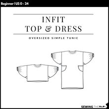 Load image into Gallery viewer, PDF Infit Top &amp; Dress Pattern - Sewing Therapy
