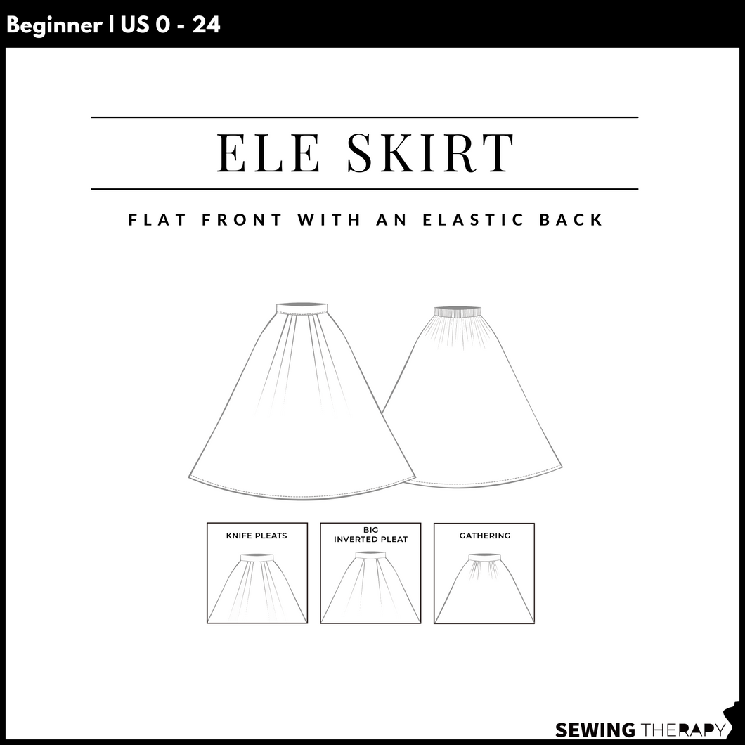 PDF Ele Skirt Pattern - Sewing Therapy