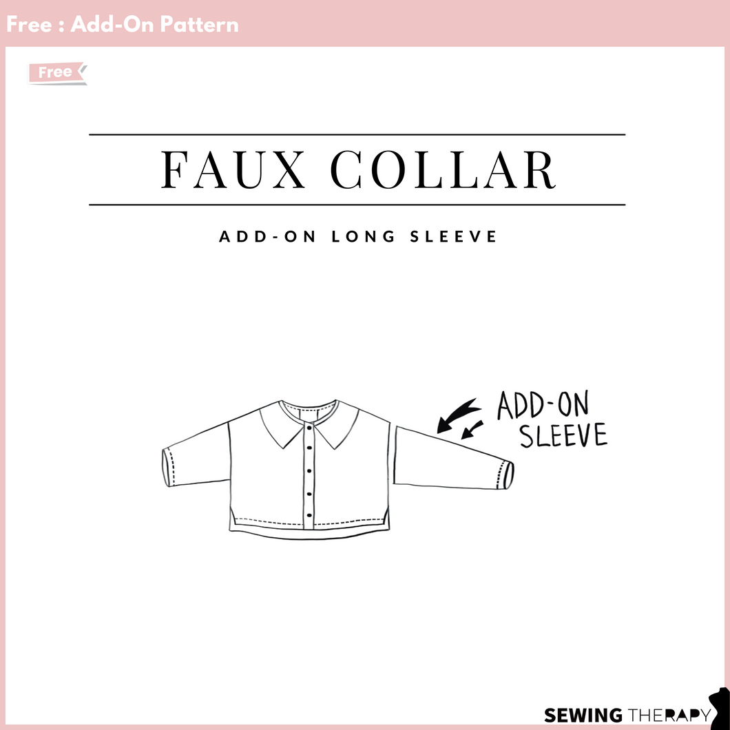 :: FREE :: PDF Faux Collar Coat Sleeve - Sewing Therapy