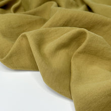Load image into Gallery viewer, 1/2 Yard SS LINEN - Washed Linen Organic Cotton Twill - Pistachio 54&quot; Wide
