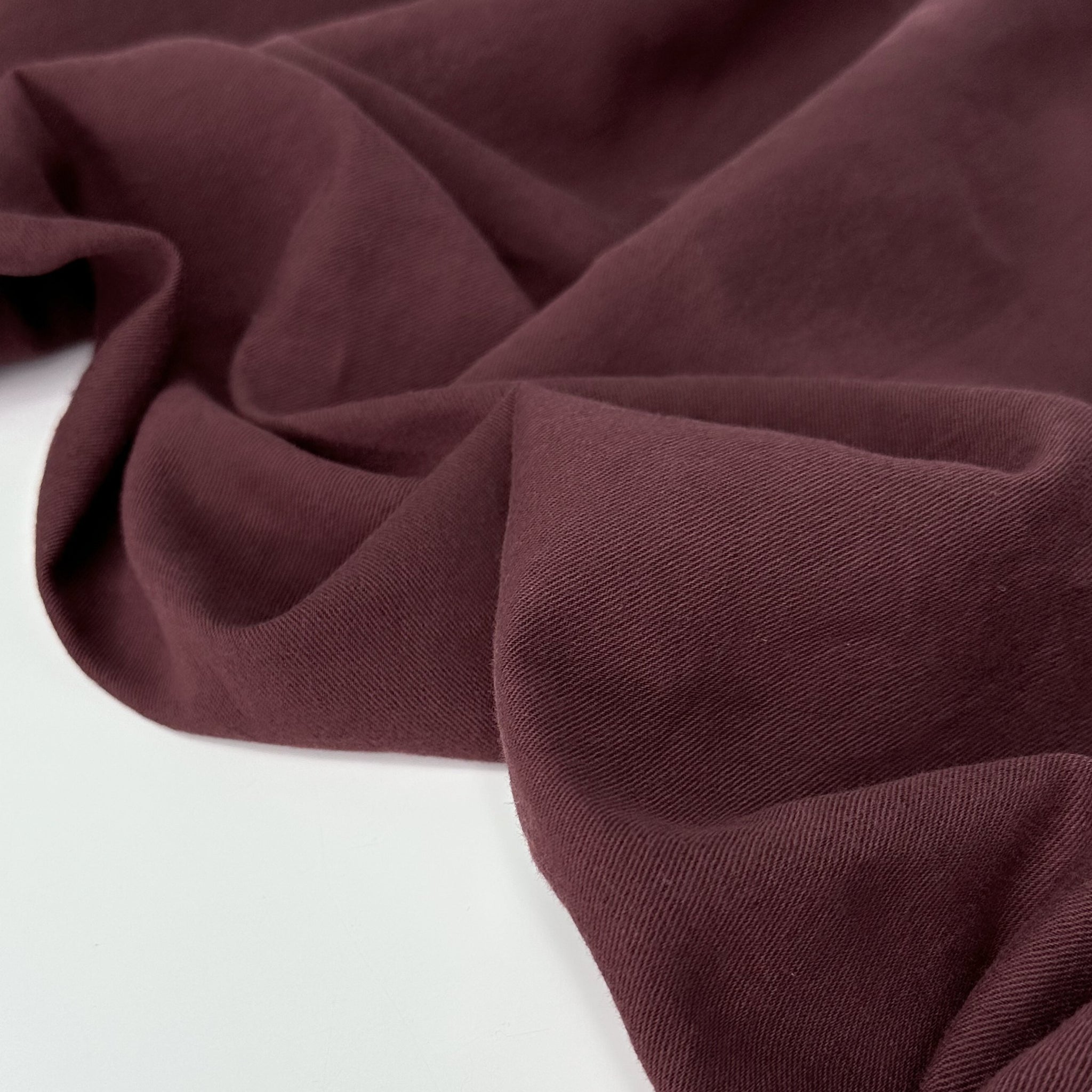 Linen Organic Cotton Twill - Shiraz Linen Organic Cotton Twill - Shiraz