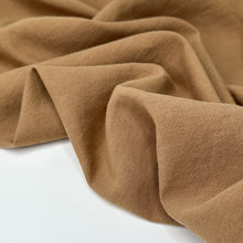 Load image into Gallery viewer, 1/2 Yard SS LINEN - Washed Linen Organic Cotton Twill - Suede 54&quot; Wide
