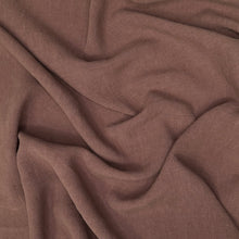 Load image into Gallery viewer, 1/2 Yard REAL LINEN - Antique Wash Finish Linen - Mocha 54&quot; Wide

