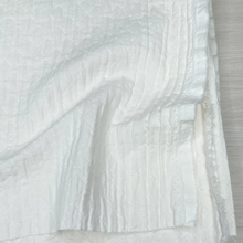 Load image into Gallery viewer, 1/2 Yard Diamond Quilted Cotton Jacquard - Ivory 53&quot; Wide
