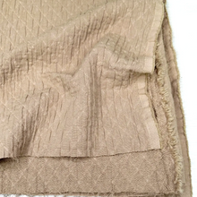 Load image into Gallery viewer, 1/2 Yard Diamond Quilted Cotton Jacquard - Latte 53&quot; Wide

