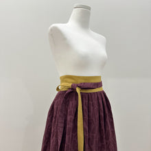 Load image into Gallery viewer, [HANDMADE] Linen Jacquard Hanbok Wrap Skirt - 8 Colours Available
