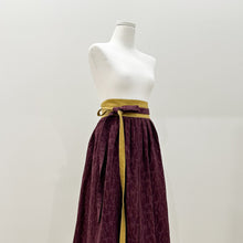 Load image into Gallery viewer, [HANDMADE] Linen Jacquard Hanbok Wrap Skirt - 8 Colours Available
