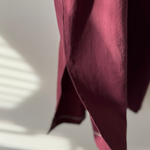 Charger l&#39;image dans la galerie, 1/2 Yard Sand Wash Finish Cotton - 11 Wine from Serene Collection 56&quot; Wide
