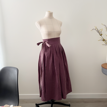 Charger l&#39;image dans la galerie, [HANDMADE] Real Linen Hanbok Wrap Skirt - 6 Colours
