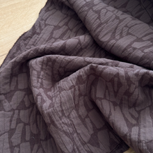 Load image into Gallery viewer, 1/2 Yard Terrazzo Linen Blend Jacquard - Espresso 50" Wide
