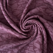 Load image into Gallery viewer, 1/2 Yard Terrazzo Linen Blend Jacquard - Plum 50" Wide
