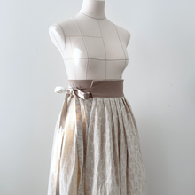 Load image into Gallery viewer, [HANDMADE] Linen Jacquard Hanbok Wrap Skirt - 5 Colours
