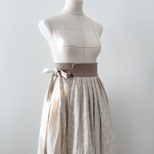 Load image into Gallery viewer, [HANDMADE] Linen Jacquard Hanbok Wrap Skirt - 7 Colours Available
