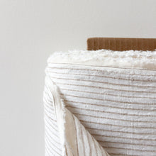 Load image into Gallery viewer, 1/2 Yard Breezeway Stripe Linen - Ivory 54" Wide
