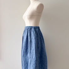 Load image into Gallery viewer, 1/2 Yard Terrazzo Linen Blend Jacquard - Denim 50" Wide
