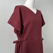 Charger l&#39;image dans la galerie, [HANDMADE] Tie Dress - Linen Cotton Twill 8 Colour XL - 3XL
