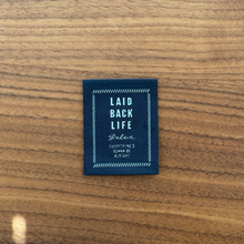 Load image into Gallery viewer, Wide Sewing Labels - LAID BACK LIFE from DAILYLIKE (3 Labels in each envelope)
