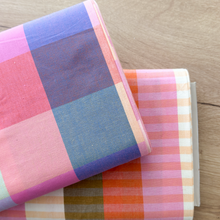 Load image into Gallery viewer, 1/2 Yard Swedish Holiday Maja Stripe in Midsommar 44" Wide
