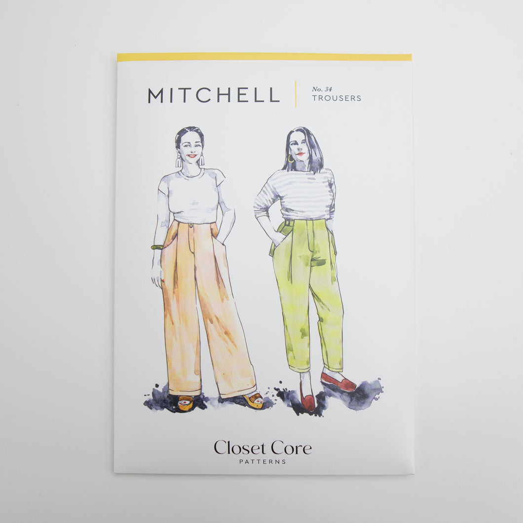 Mitchell Trousers  - Closet Core Sewing Pattern (Paper)