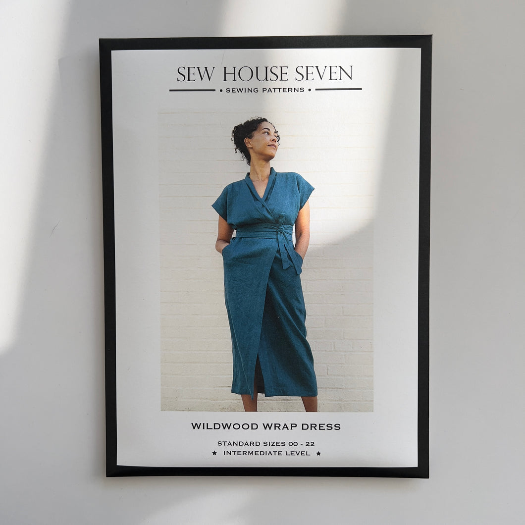The Wildwood Wrap Dress  - Sew House Seven Sewing Pattern (Paper) - Size 00-22