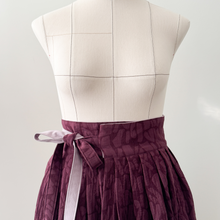 Load image into Gallery viewer, [HANDMADE] Linen Jacquard Hanbok Wrap Skirt - 8 Colours Available
