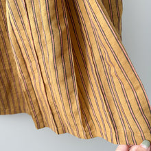 Load image into Gallery viewer, 1/2 Yard Ethereal Stripe Linen - Amber 54&quot; Wide
