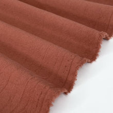 Charger l&#39;image dans la galerie, 1/2 Yard Sand Wash Finish Cotton - 4 Red Brick from Serene Collection 62&quot; Wide
