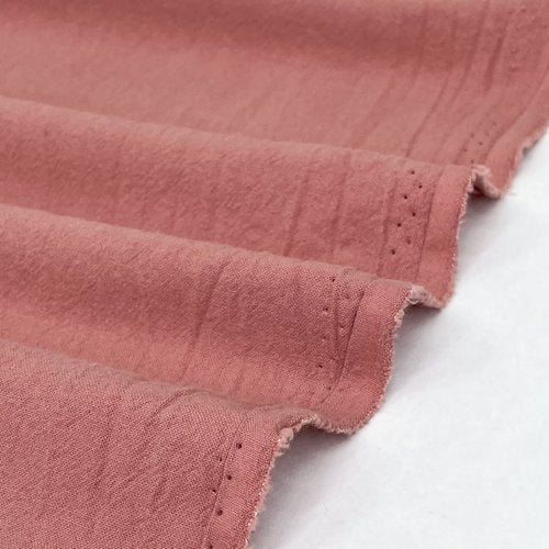 1/2 Yard Sand Wash Finish Cotton - 7 Rosewood from Serene Collection 62
