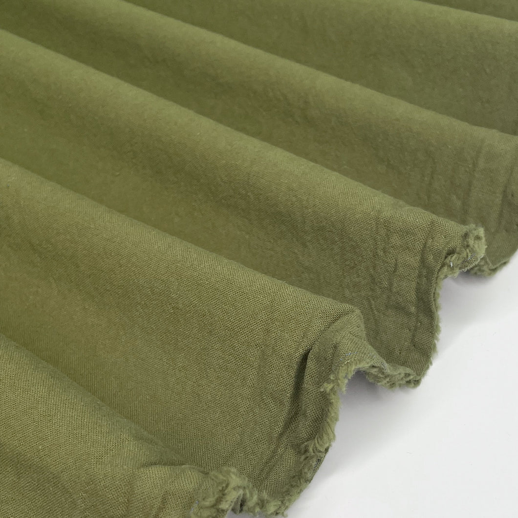 1/2 Yard Sand Wash Finish Cotton - 17 Moss from Serene Collection 56