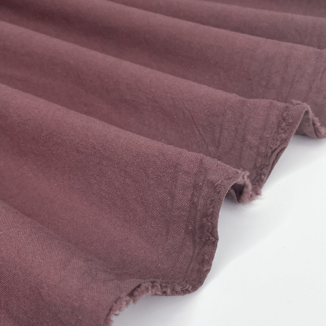 1/2 Yard Sand Wash Finish Cotton - 8 Plum from Serene Collection 56