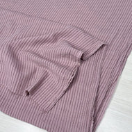 1/2 Yard Organic Cotton Double Gauze - Lilac Stripe Cotton 100% 52