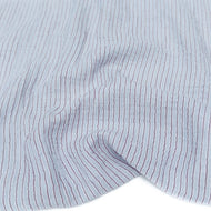 1/2 Yard Organic Cotton Double Gauze - Chambray Stripe Cotton 100% 52