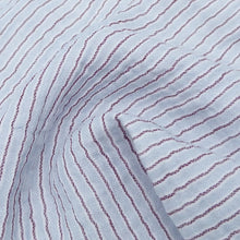 Charger l'image dans la galerie, 0,5 verge de double gaze en coton biologique – Rayures expresso 100 % coton de 132 cm de large
