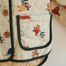 Load image into Gallery viewer, 10 Yard Bolt Sale - 100% Cotton Oxford Skate Bear 60" Wide : Dailylike Canada
