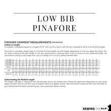 Load image into Gallery viewer, PDF Low Bib Pinafore Pattern - Sewing Therapy
