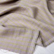 1/2 Yard Ethereal Grid Linen - Taupe 54